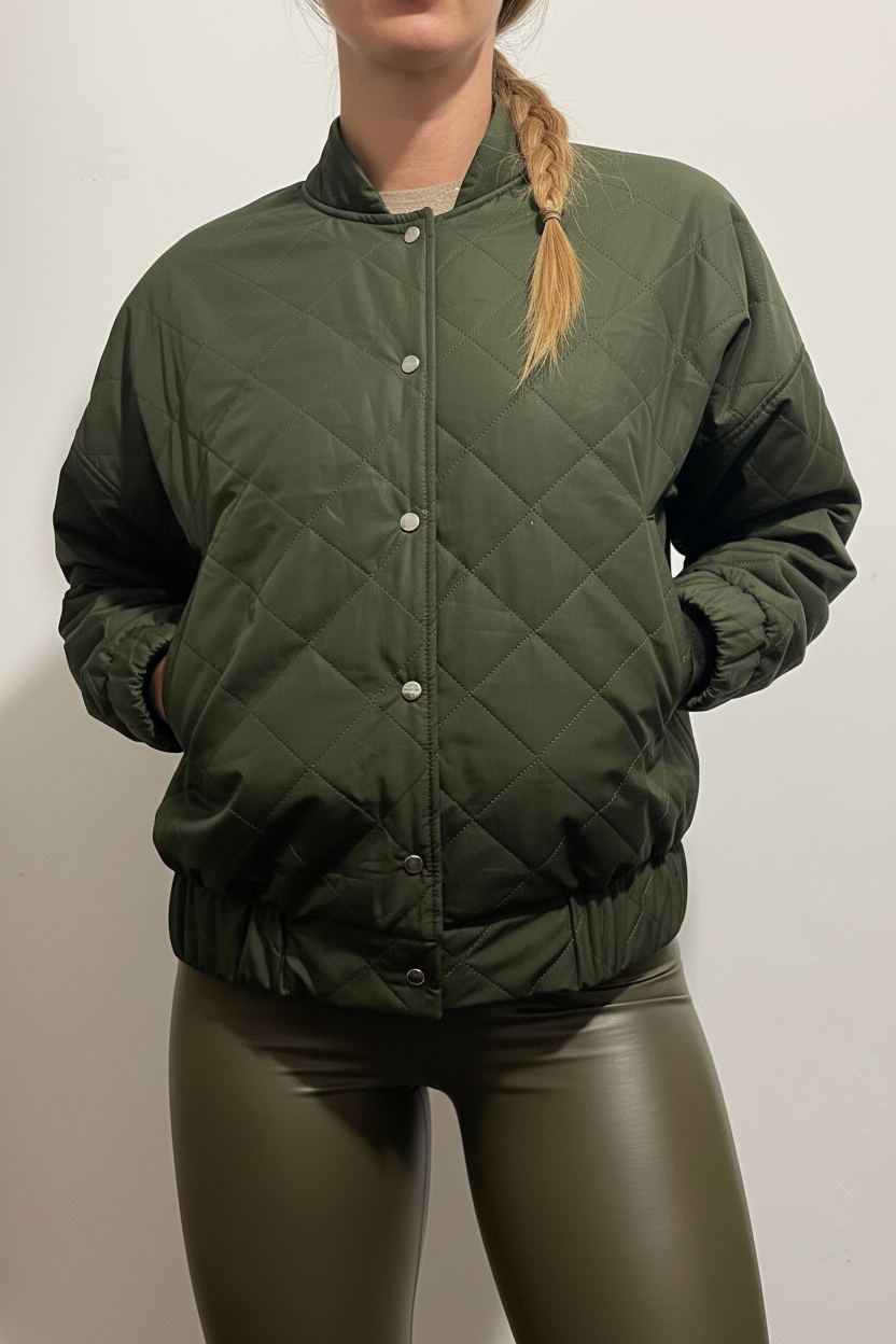 Bomber Jacket Verde Militare