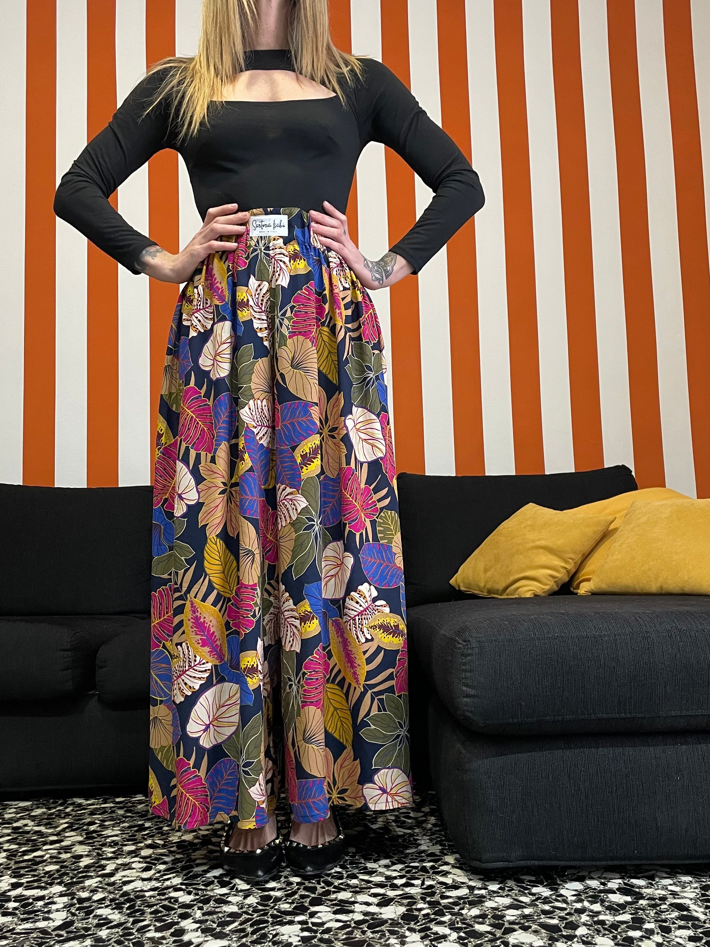 Pantalone Giulia Tropicale Multicolor