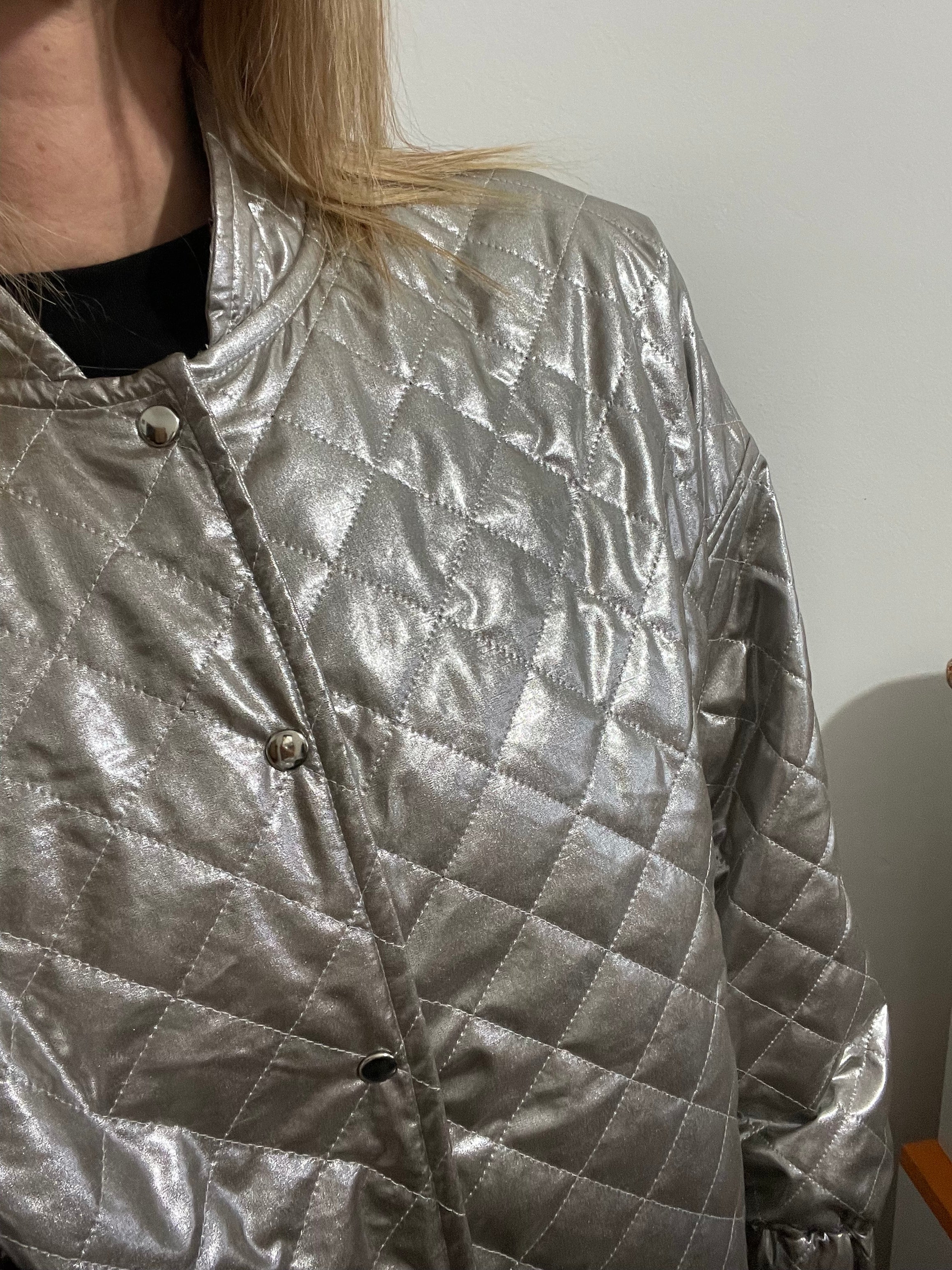 Bomber Jacket Argento