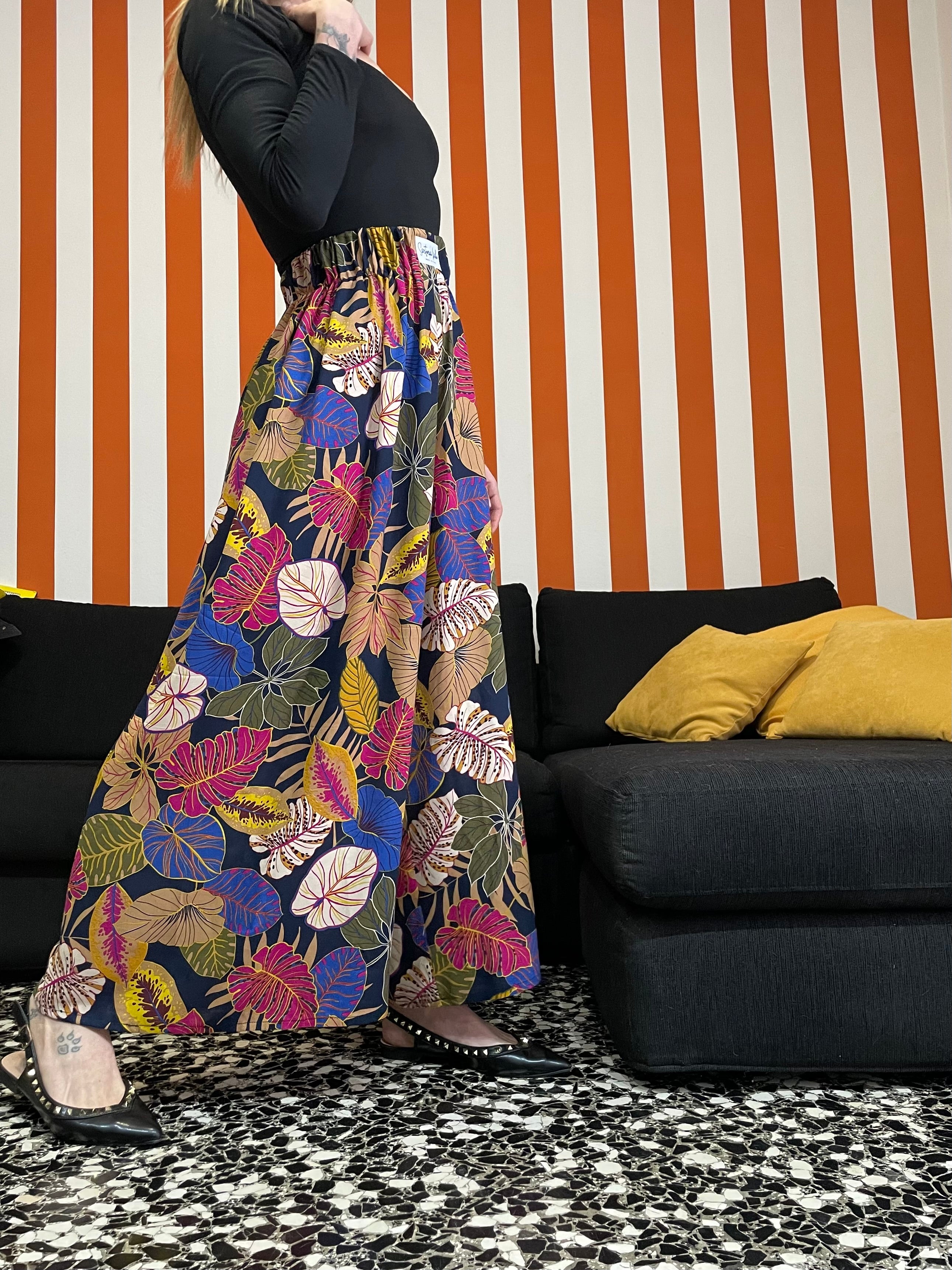 Pantalone Giulia Tropicale Multicolor