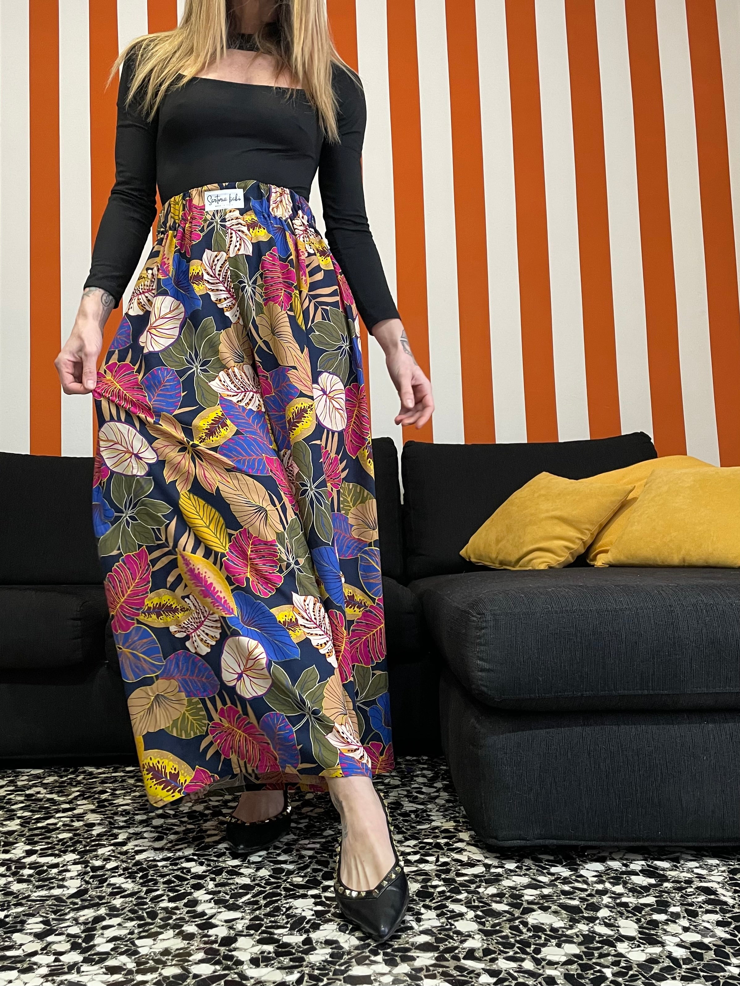 Pantalone Giulia Tropicale Multicolor