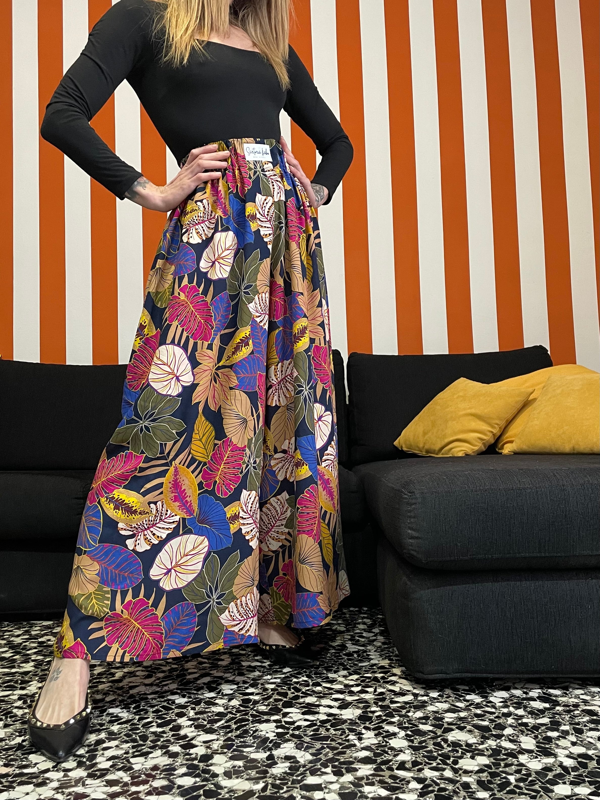 Pantalone Giulia Tropicale Multicolor