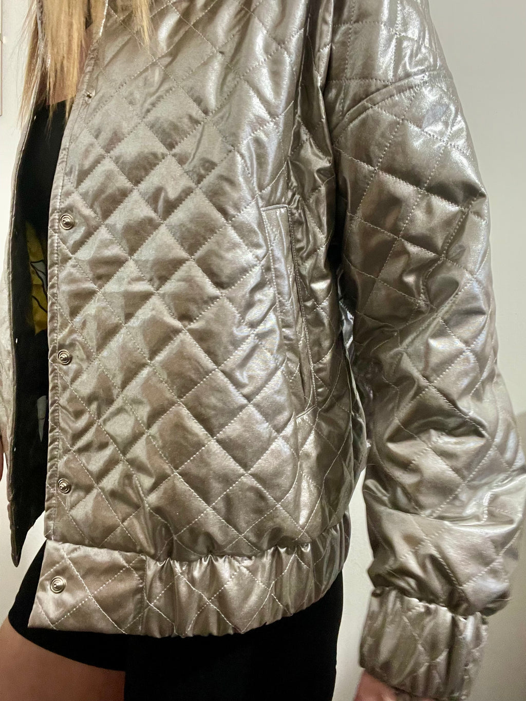 Bomber Jacket Argento