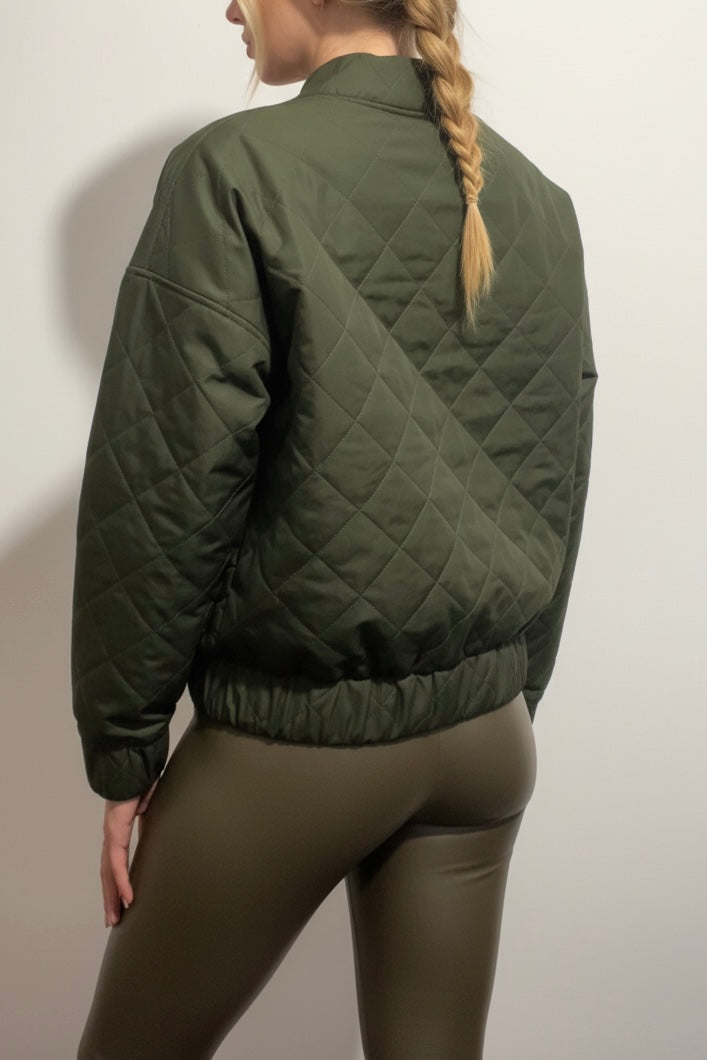 Bomber Jacket Verde Militare