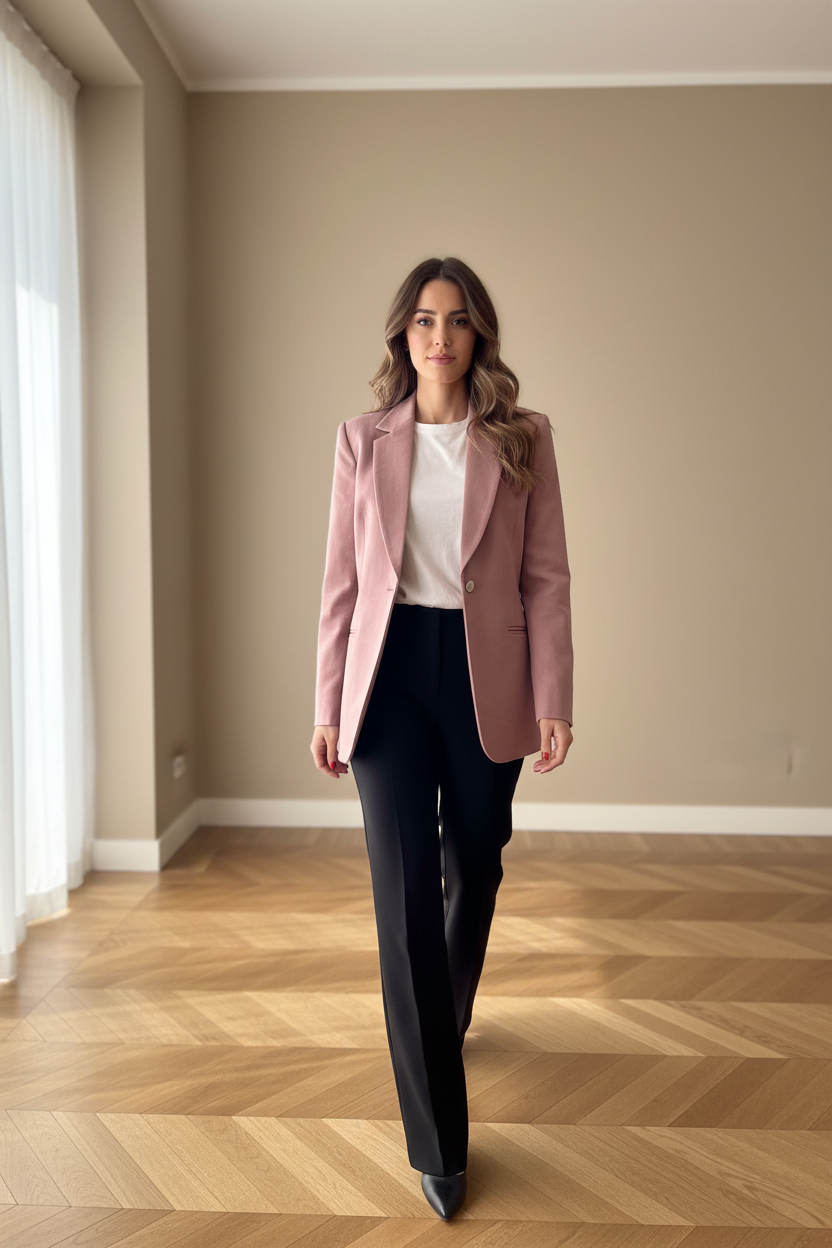 Blazer rosa - camminata naturale