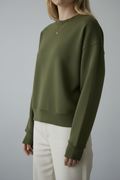 Felpa verde militare