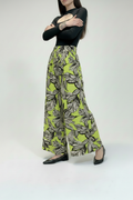 Palazzo pants stampa tropicale