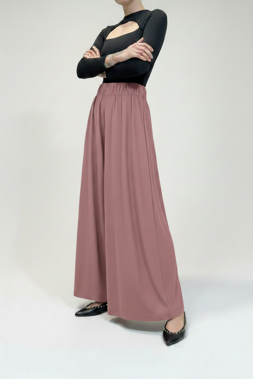 Pantaloni rosa antico - vista frontale