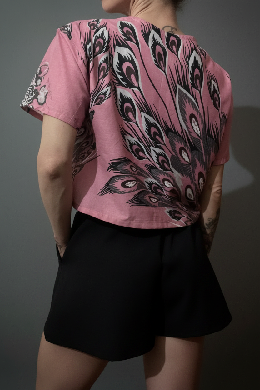 Shorts neri – vista posteriore
