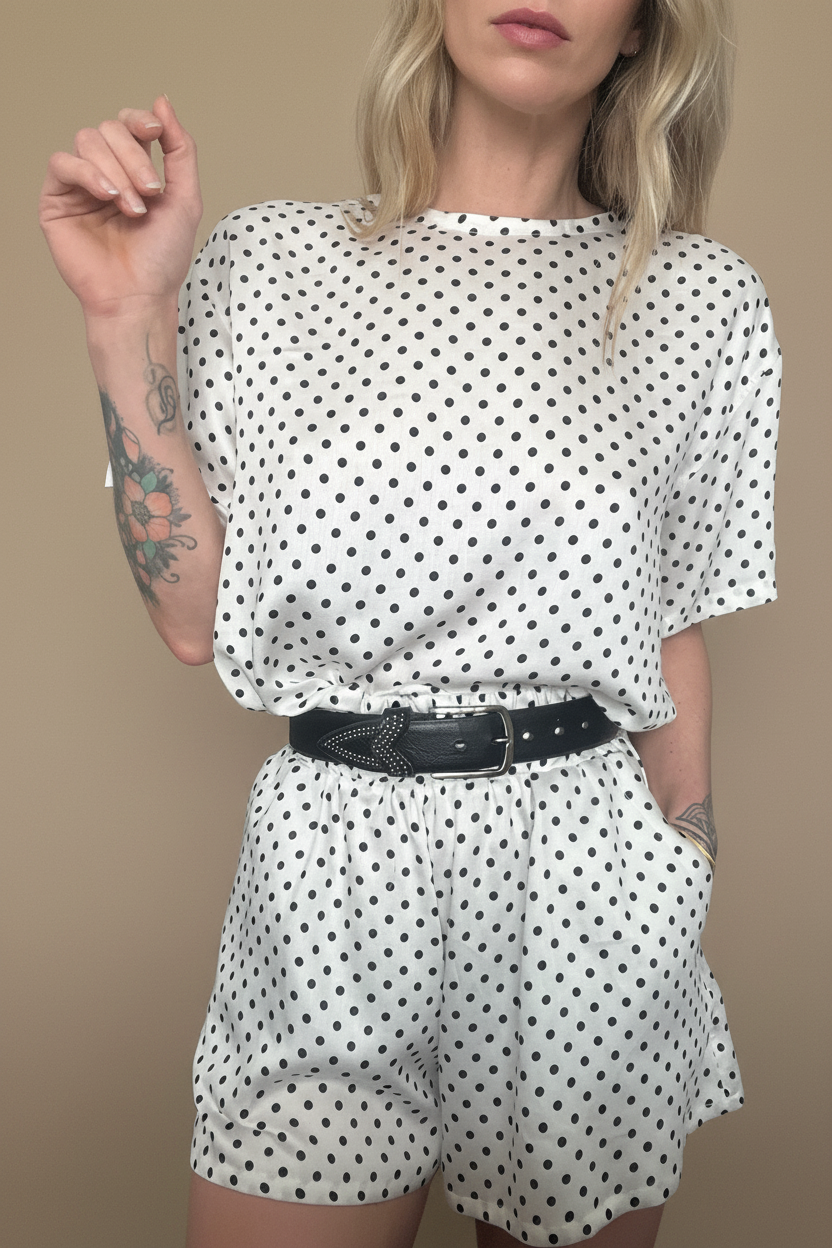Stile Studio – Set pois bianco/nero