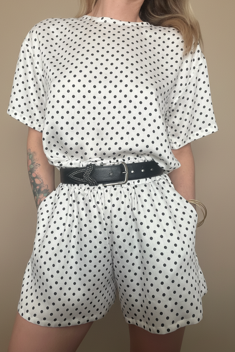 Stile Studio – set pois con cintura